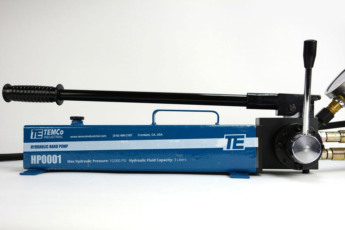 Manual Hand Hydraulic Power Pack Pump 2 Stage, Double Acting 10k psi 183 Cubic in Capacity G27451
