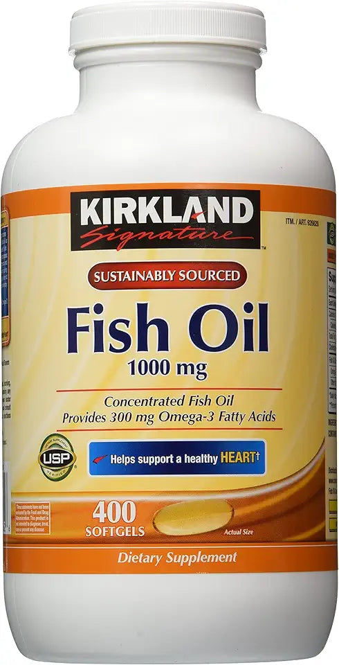 Omega-3 Fish Oil Concentrate 800 Softgels 1000 mg K883