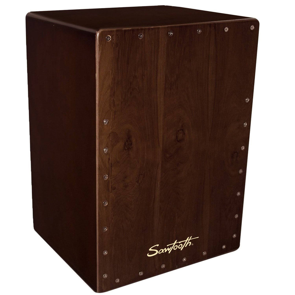Chocolate Satin Hand Stained Large Cajon U4119