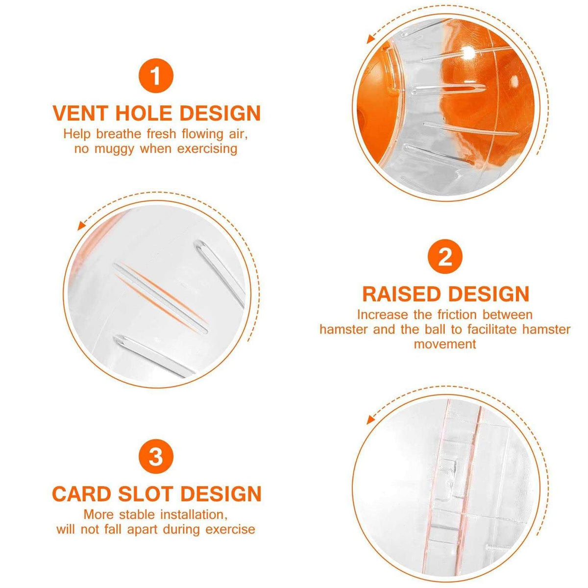 Hamster Exercise Ball Transparent R401