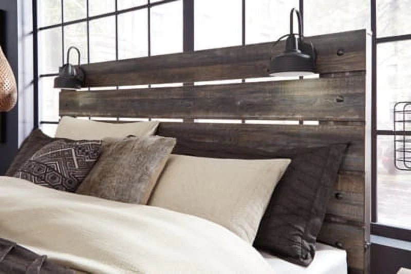 Full Panel Headboard Whitewash X140
