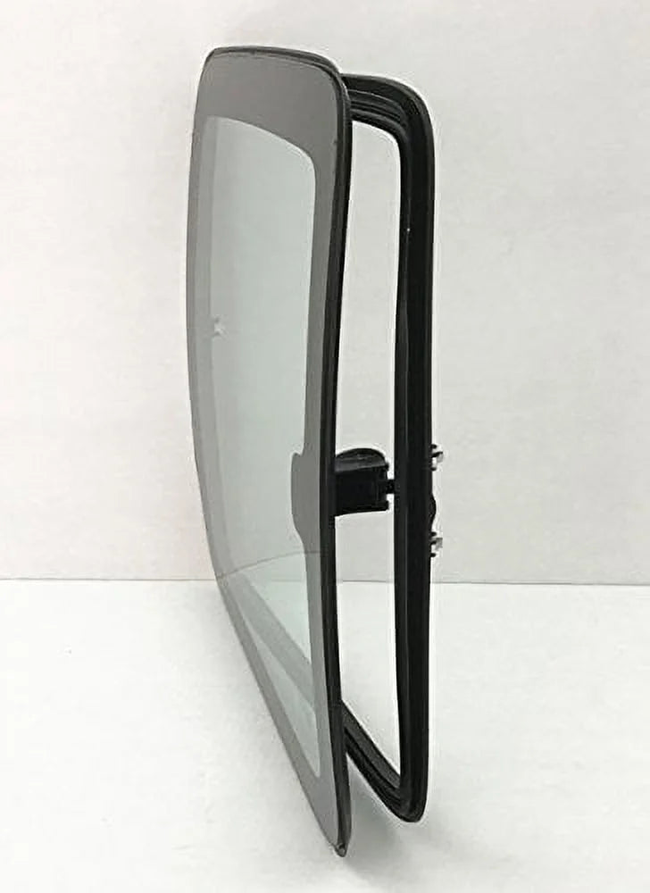 Left Side Rear Quarter Window Glass With Frame & Latch for Chevrolet Silverado Pickup 2 Door Extended Cab 1999-2006 K6930
