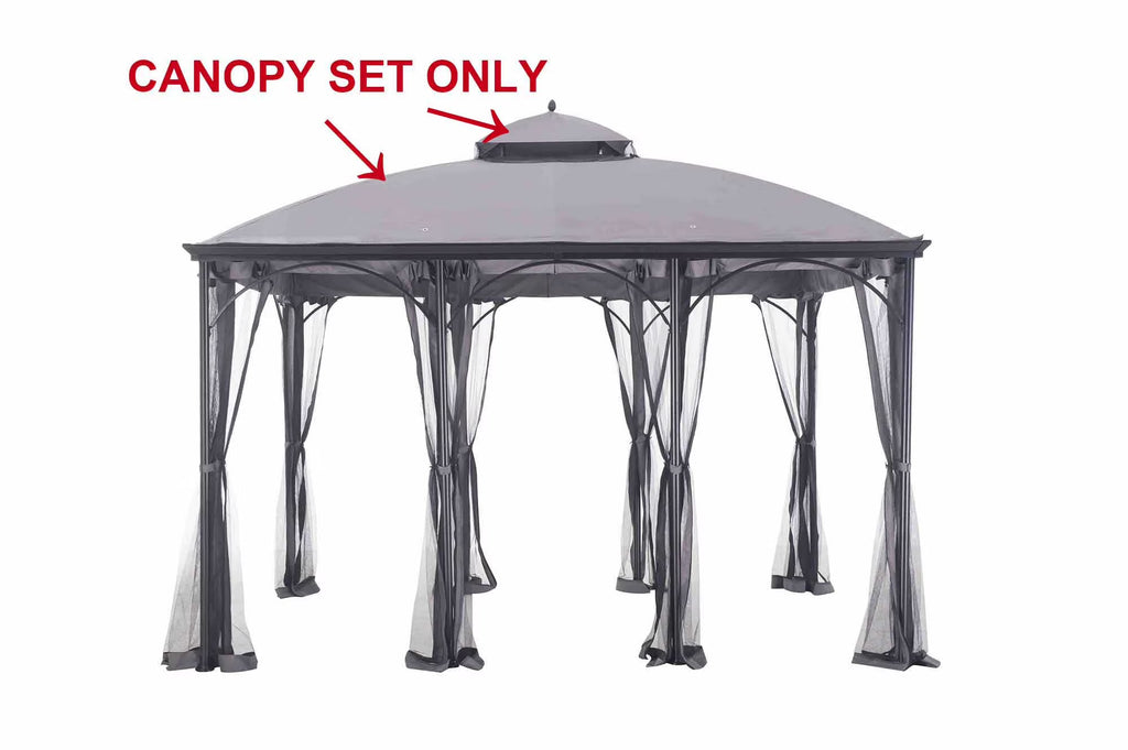 10X12 Replacement Canopy Set for Gazebo C250428
