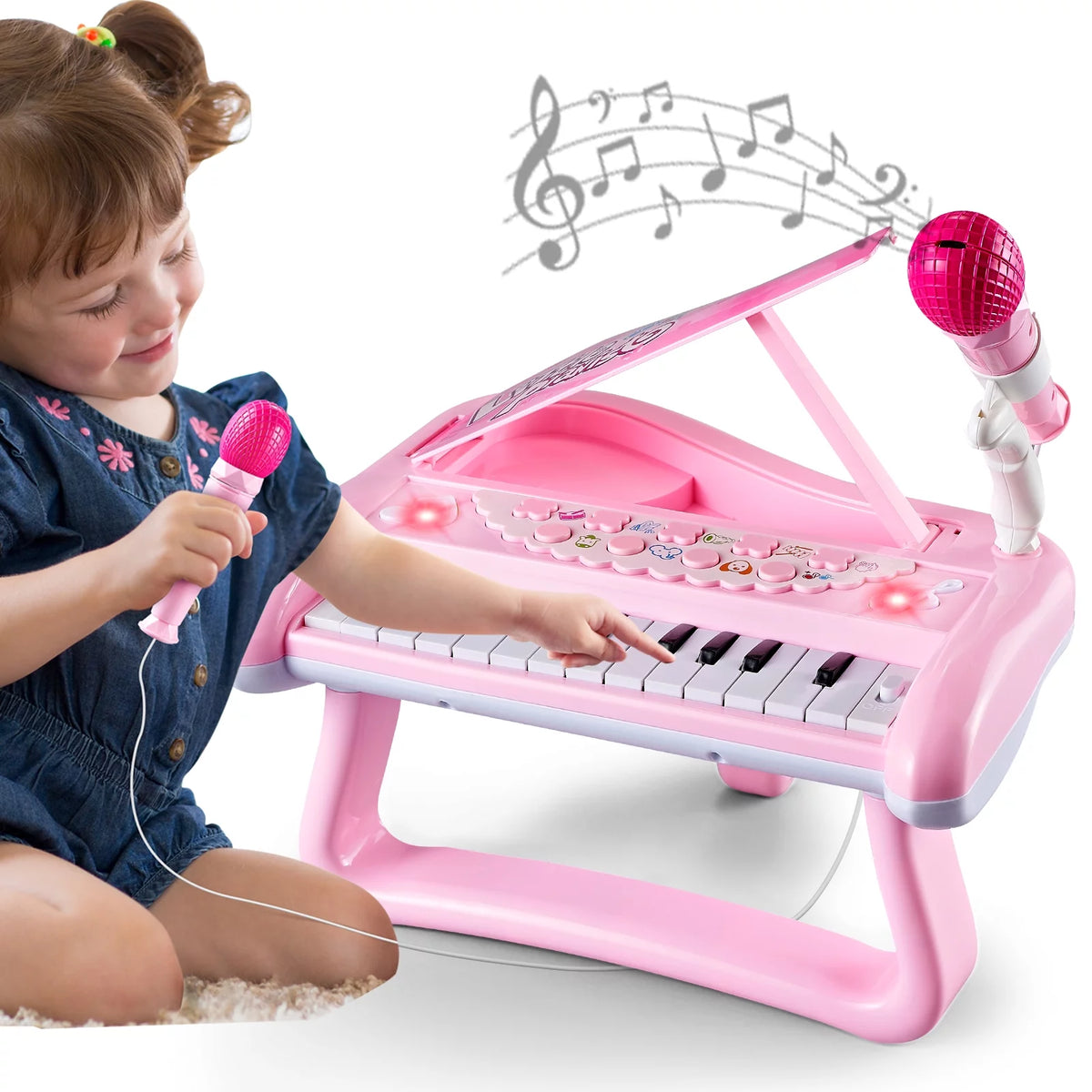 Toddler Piano Toys with Microphone L5205