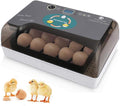 9 Egg Incubator with Temperature Control and Egg Candle Tester Pack of 2 J21208