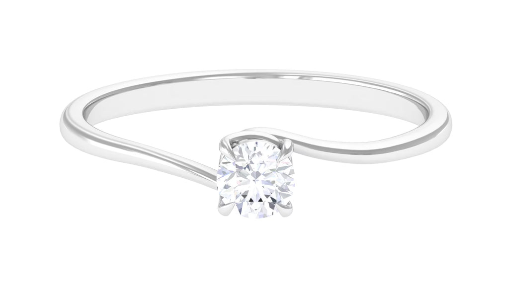 925 Sterling Silver Solitaire Ring C86803