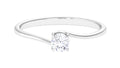 925 Sterling Silver Solitaire Ring C86803