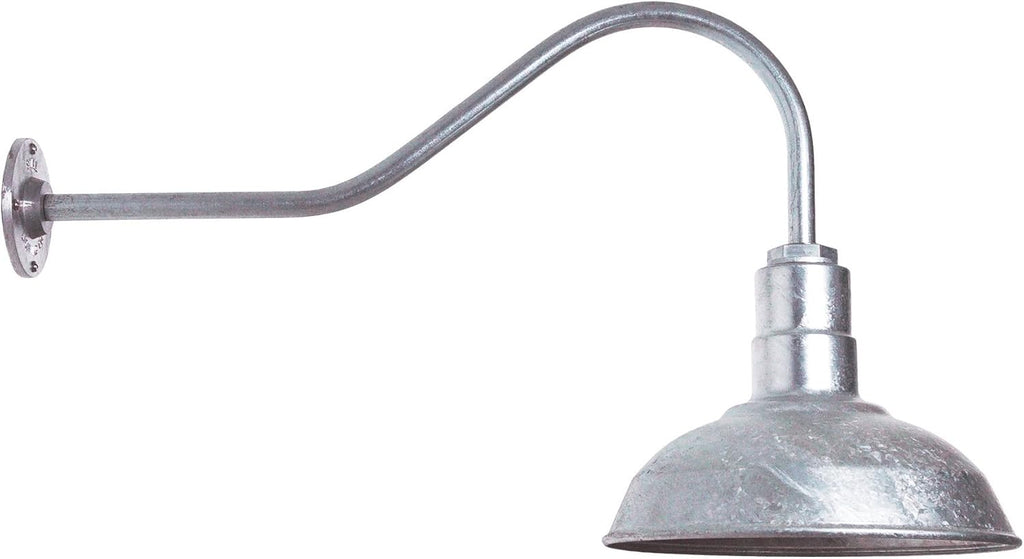 Matte Black Gooseneck Barn Light C949