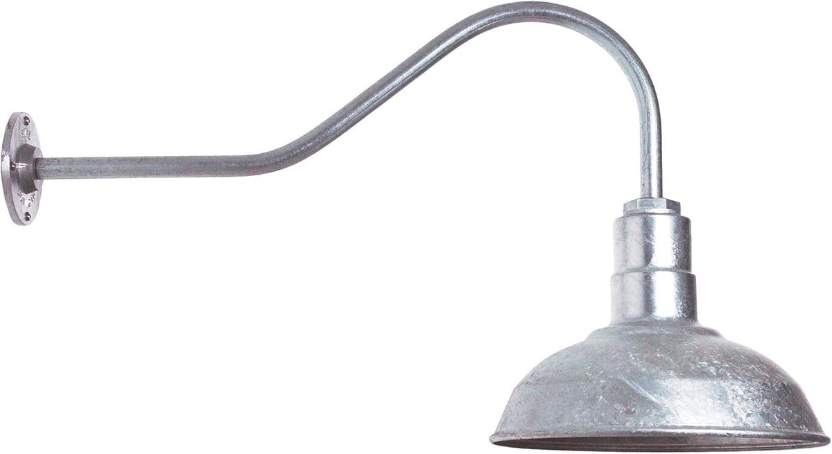 Matte Black Gooseneck Barn Light C949