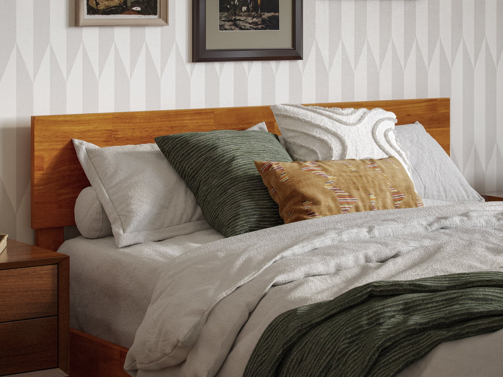 Solid Wood Low Profile Platform Bed Z9256