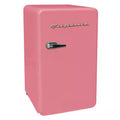 Pink Mini Retro Fridge with Freezer H5234