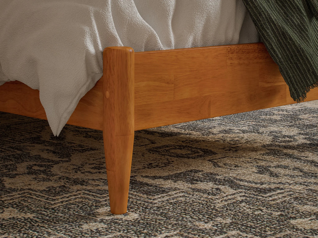 Solid Wood Low Profile Platform Bed Z9256