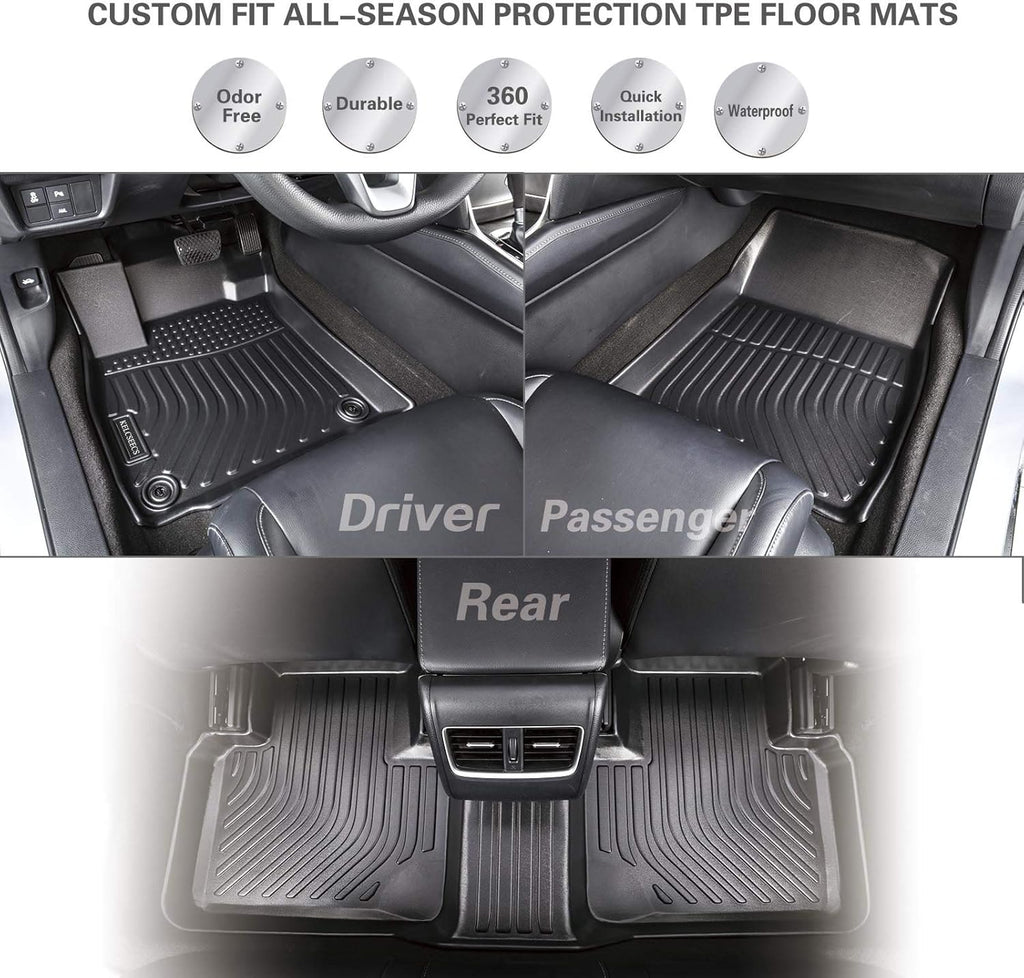 All Weather Car Mats for Ford Escape Front & Rear Row Full Set M3727