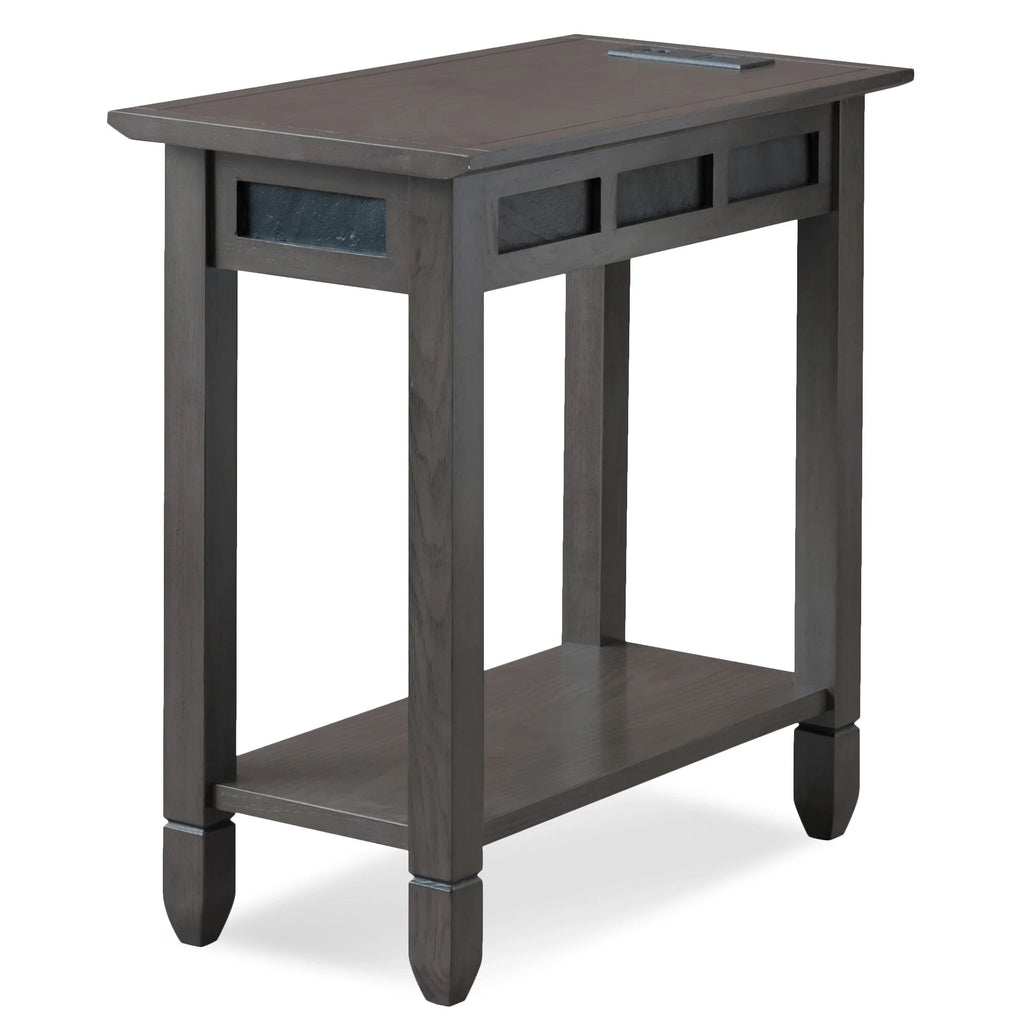 Rustic Oak Chairside Table T973436