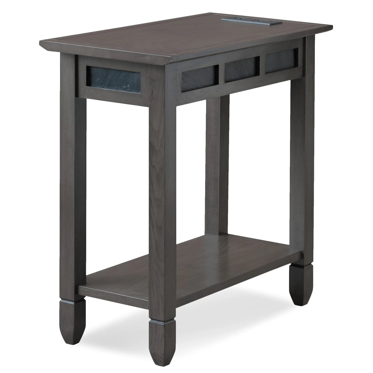 Rustic Oak Chairside Table T973436