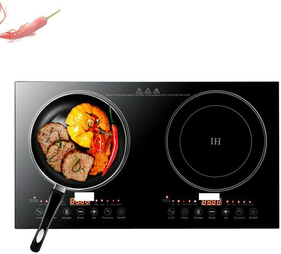 Dual Induction Cooktop 2400W Portable Electric Stove Burner Hot Plate R94030