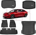 Set of 6 TPE Car Floor Mats for Tesla Model 3 Z8752