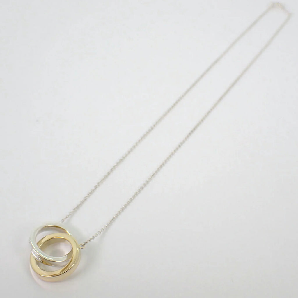Interlocking Circle Necklace P24423