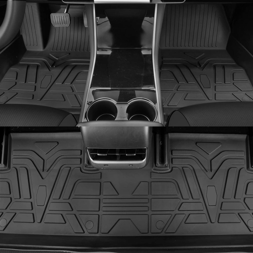 Set of 6 TPE Car Floor Mats for Tesla Model 3 Z8752