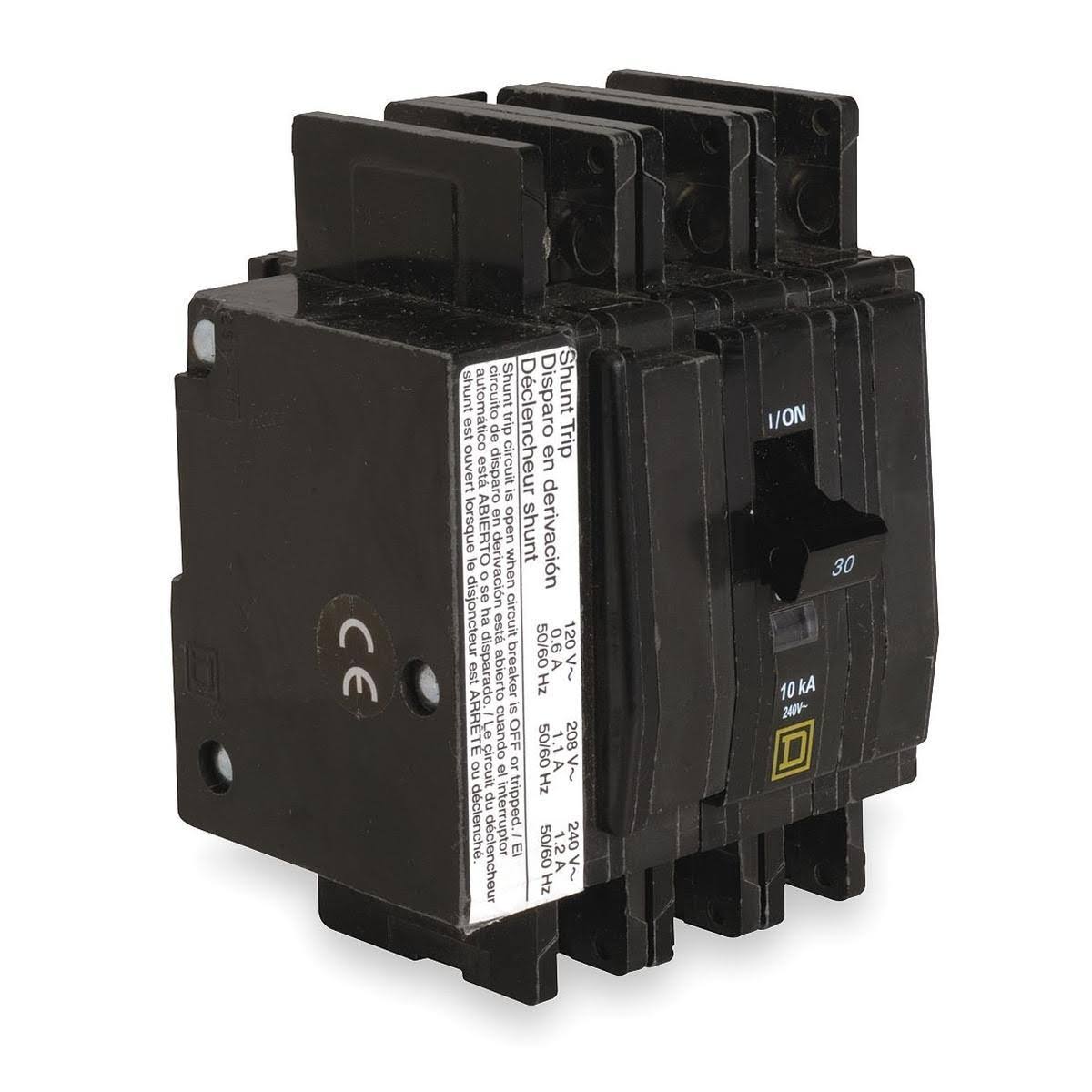 3P Shunt Trip Circuit Breaker 60A 240VAC R5440