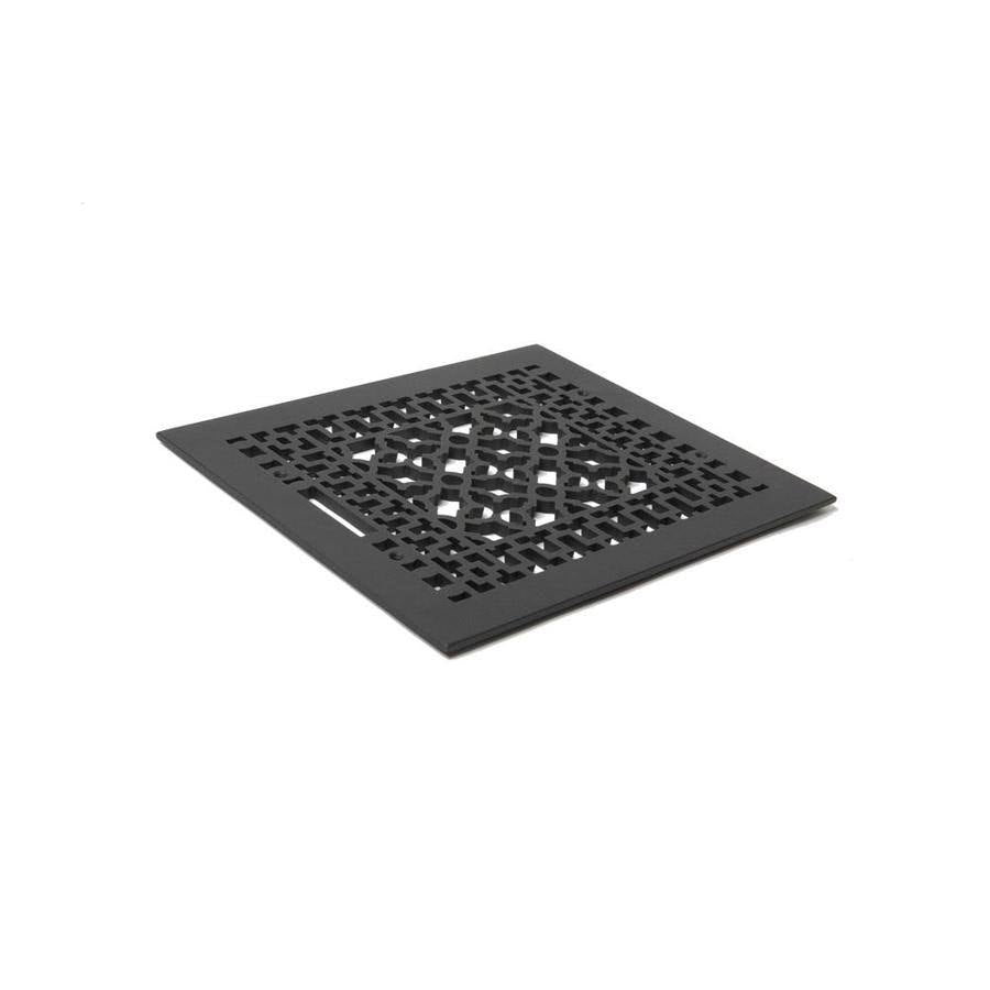 Black 10-in x 14-in Cast Iron Floor Register E201438