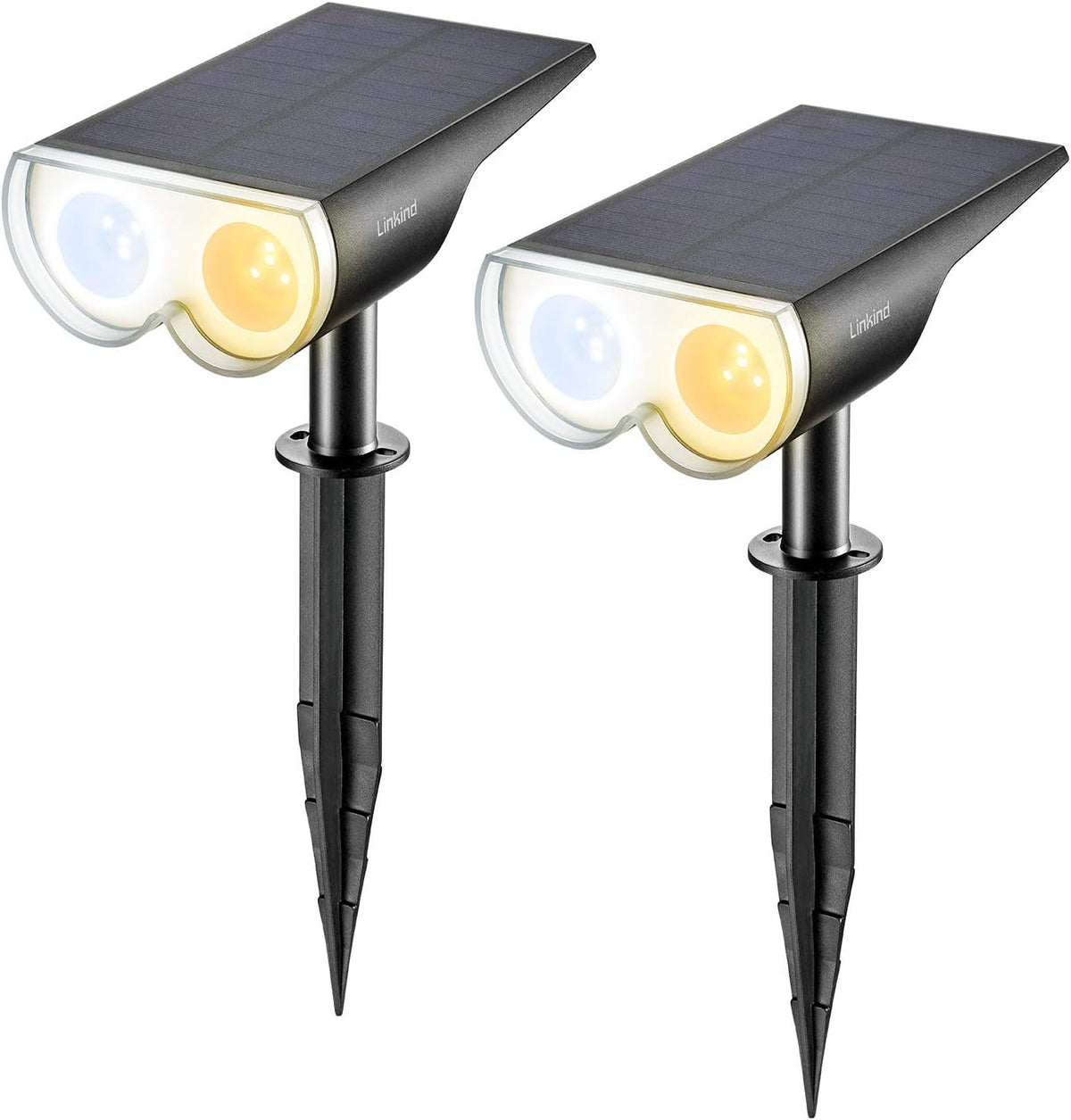 4-Pack Solar Landscape Spotlights T158