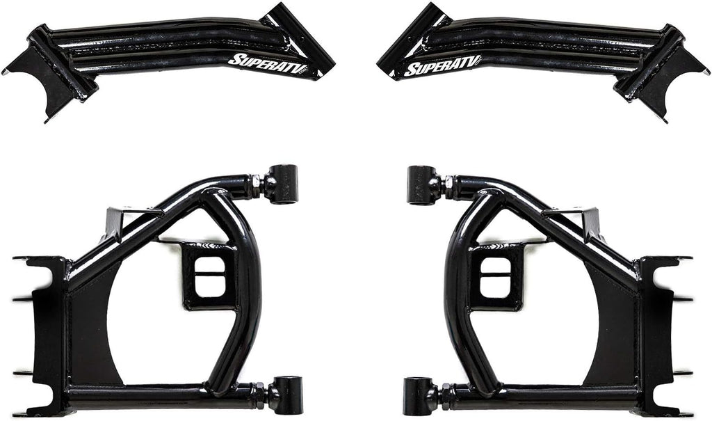 Heavy Duty High Clearance 1.5" Rear Offset A Arms for Can-Am Maverick Trail (2018+) - Black A549