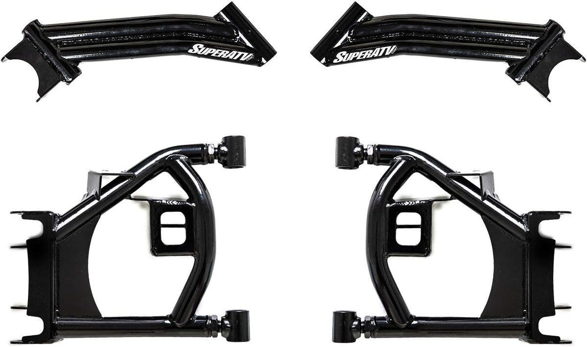 Heavy Duty High Clearance 1.5" Rear Offset A Arms for Can-Am Maverick Trail (2018+) - Black A549