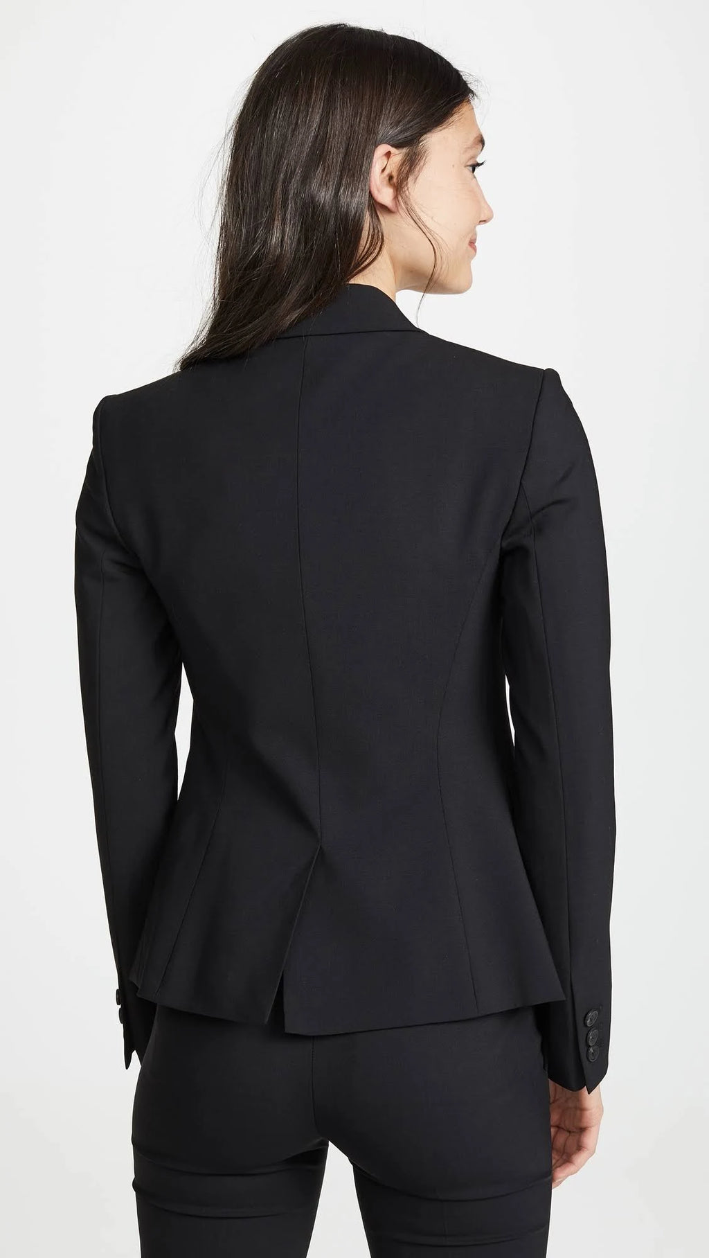 Black Wool-Blend Blazer Z63520