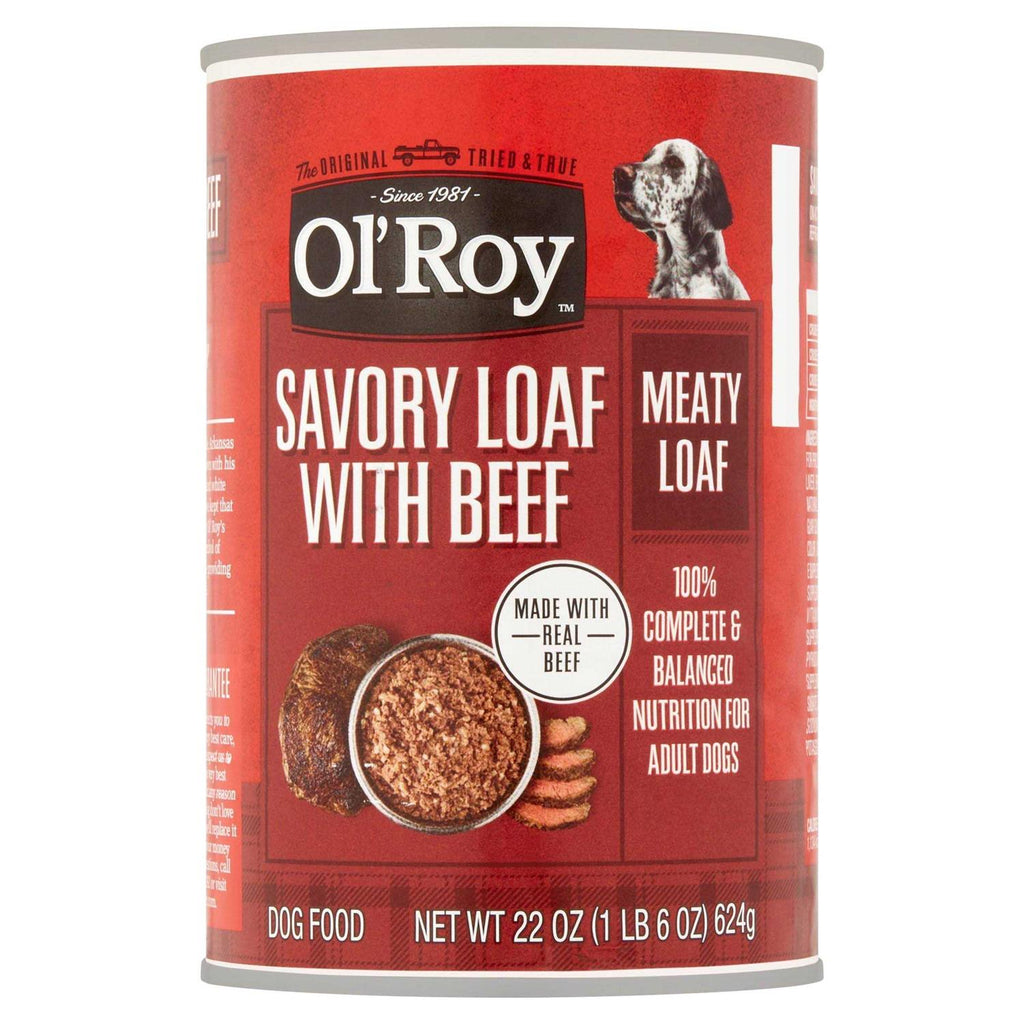 Savory Loaf with Beef Wet Dog Food S34750