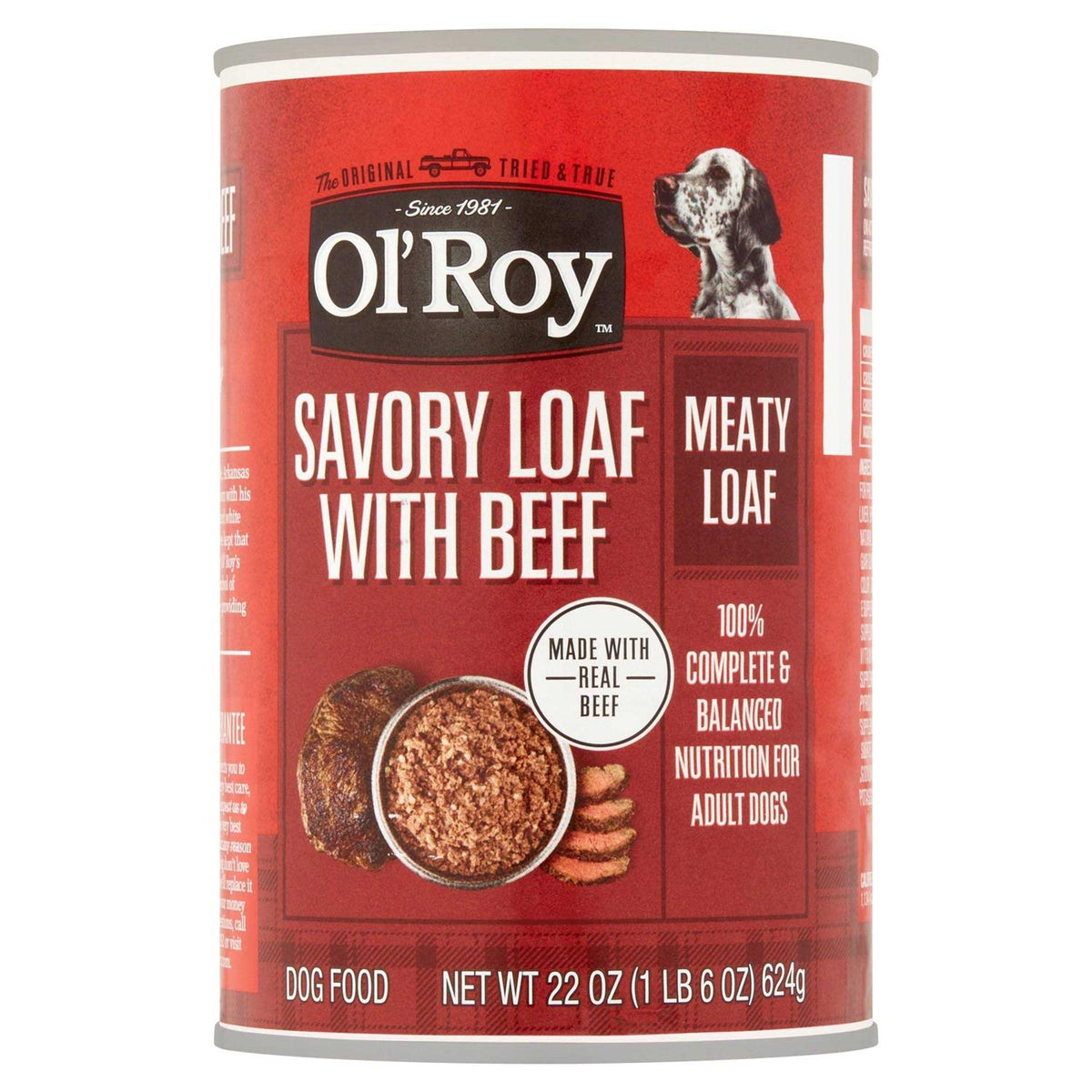 Savory Loaf with Beef Wet Dog Food S34750