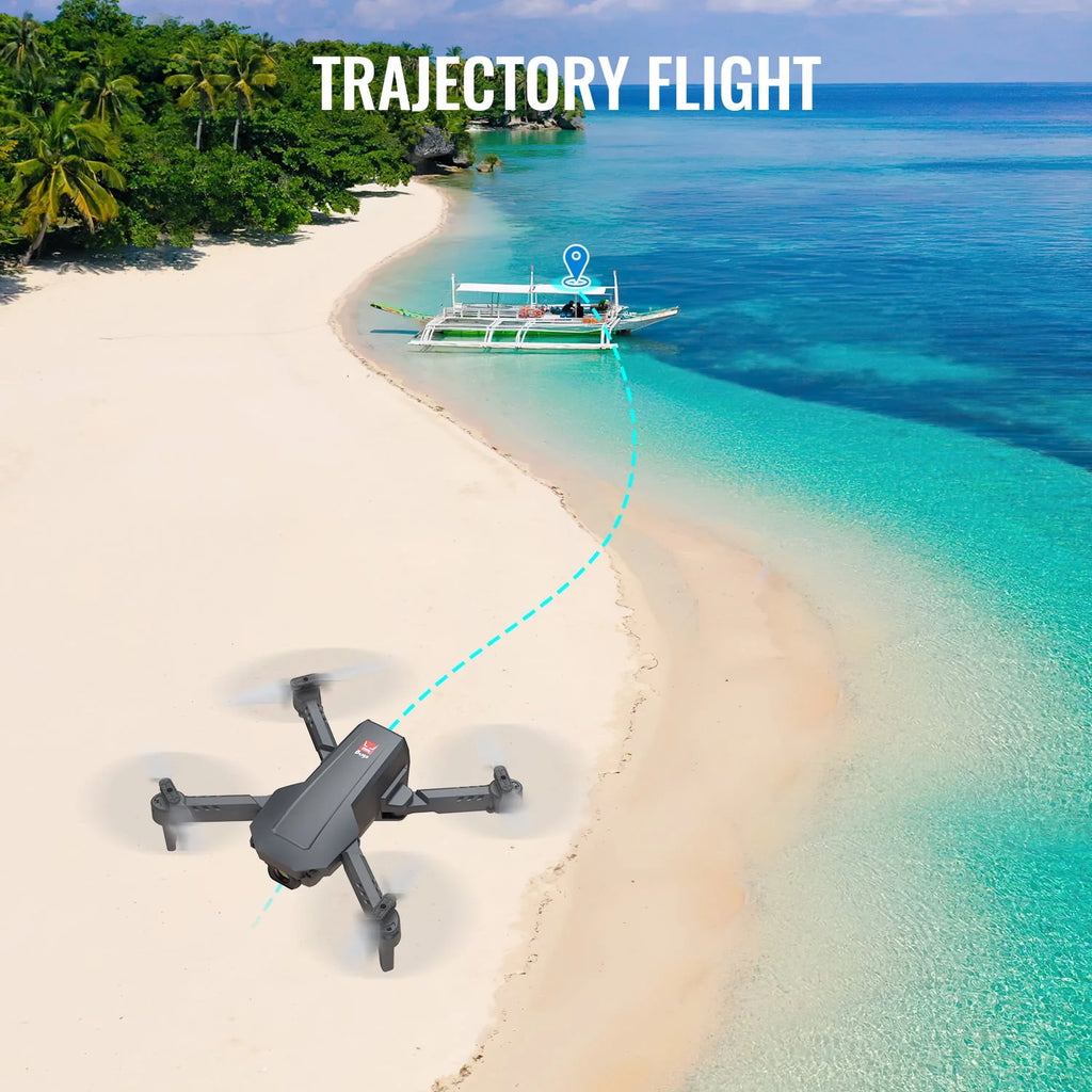 Mini Foldable Drone, 1080P HD FPV Camera Wifi RC Quadcopter, Voice/Gesture Control, Black L391
