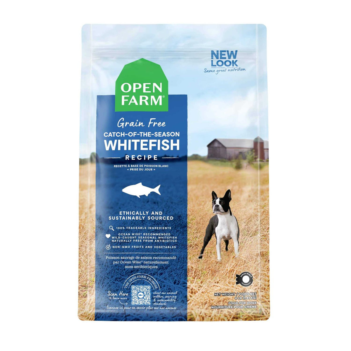 Grain Free Whitefish Dry Dog Food F3264