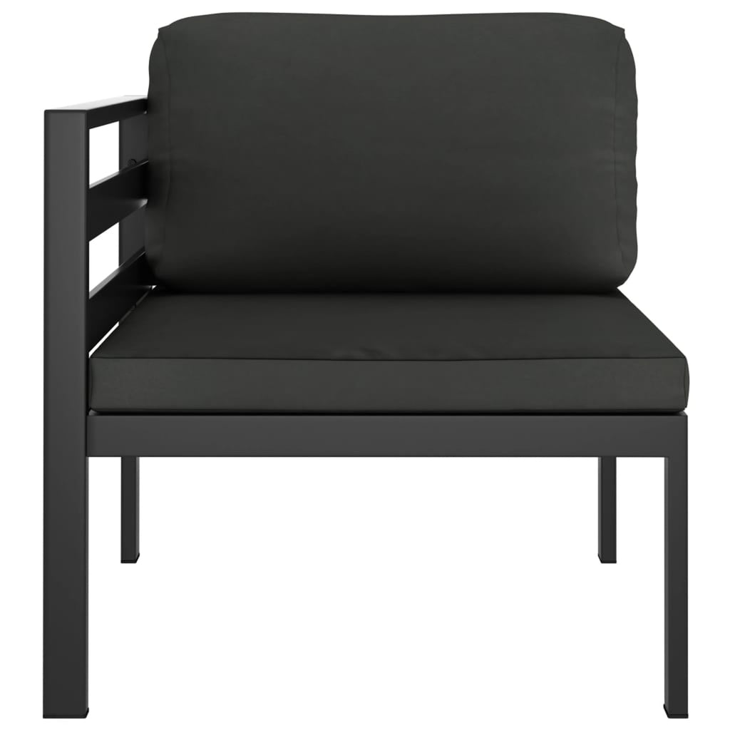 Anthracite Sectional Corner Sofa with Cushions U3913