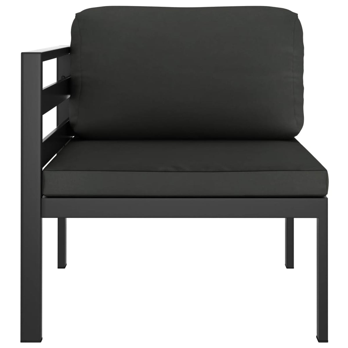 Anthracite Sectional Corner Sofa with Cushions U3913