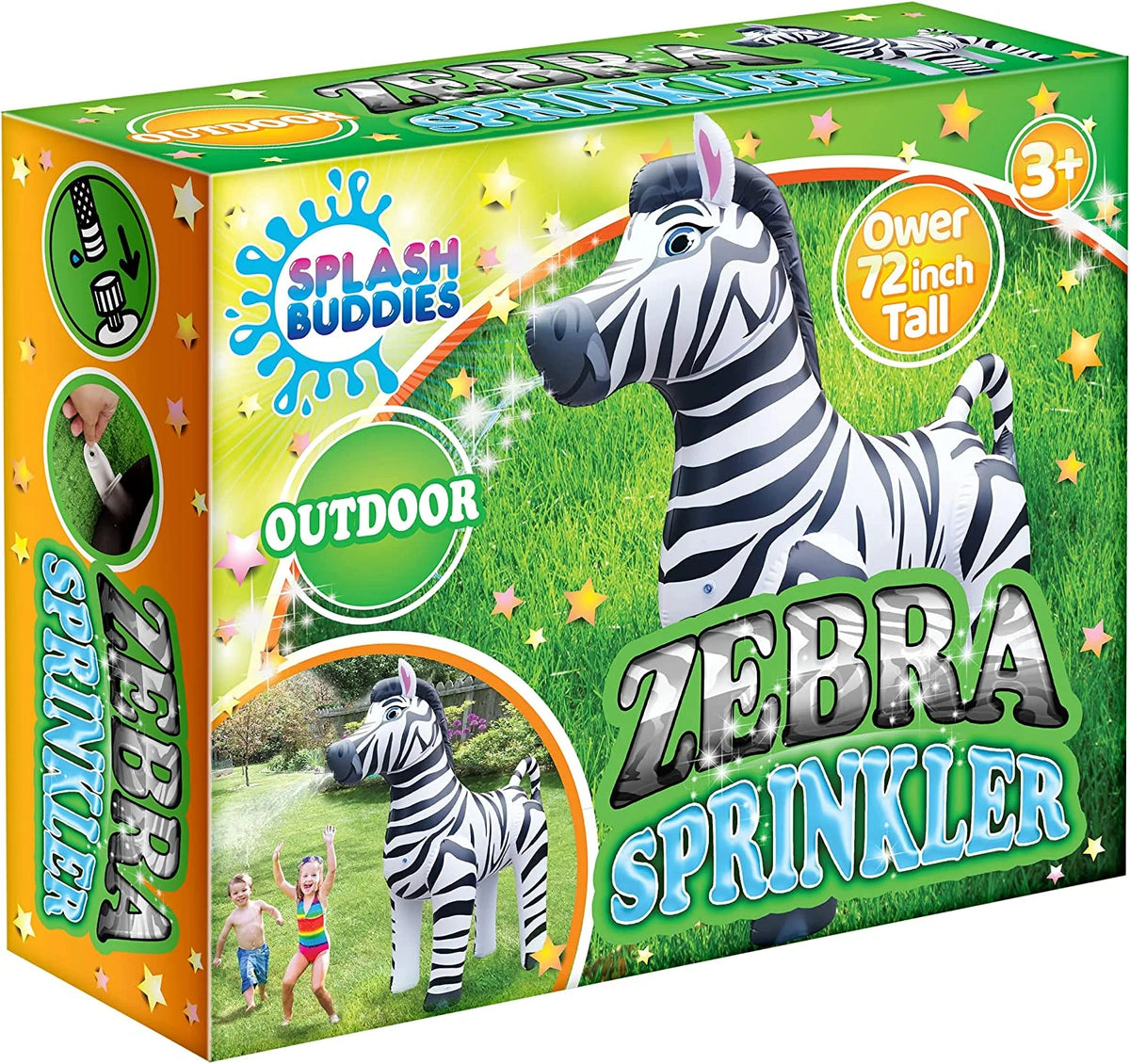 Inflatable Sprinkler Kids Zebra Toys Q440