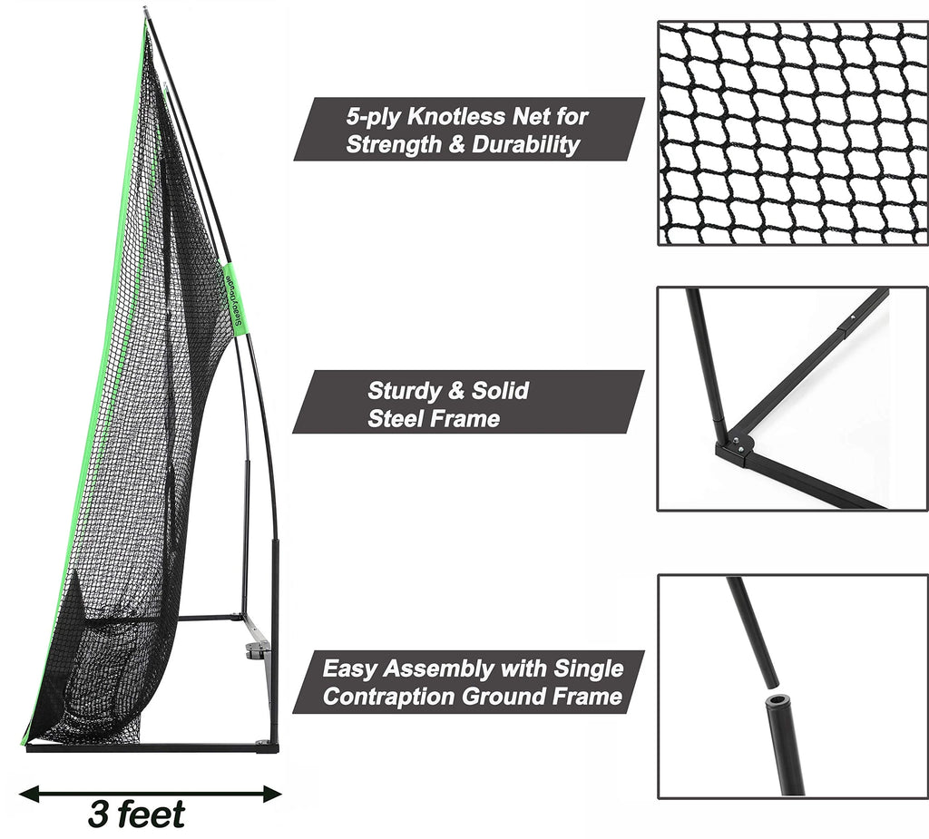 10 x 7ft Golf Net and Practice Mat D737