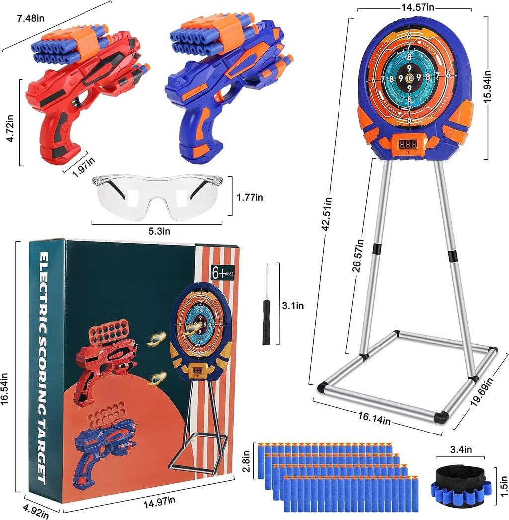 Electronic Scoring Shooting Target for Toy Guns and Foam Darts B207