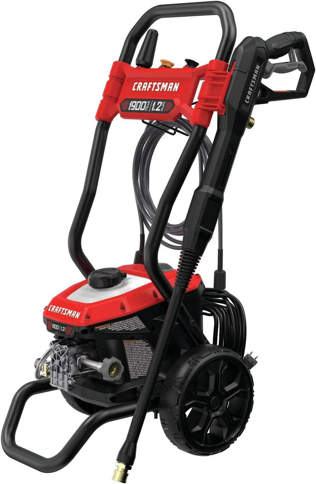Cold Water 1900 PSI 1.2 GPM Electric Pressure Washer N422