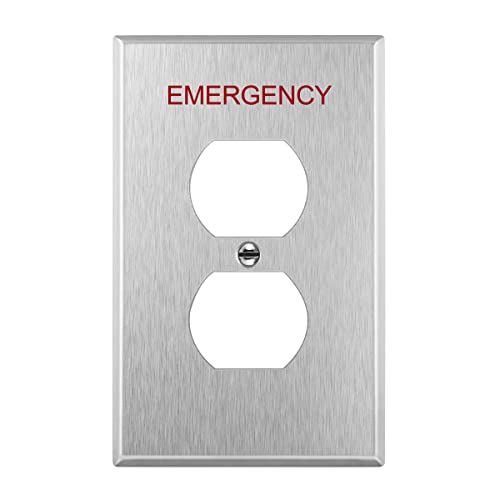 Stainless Steel 1-Gang Wall Plate F198027