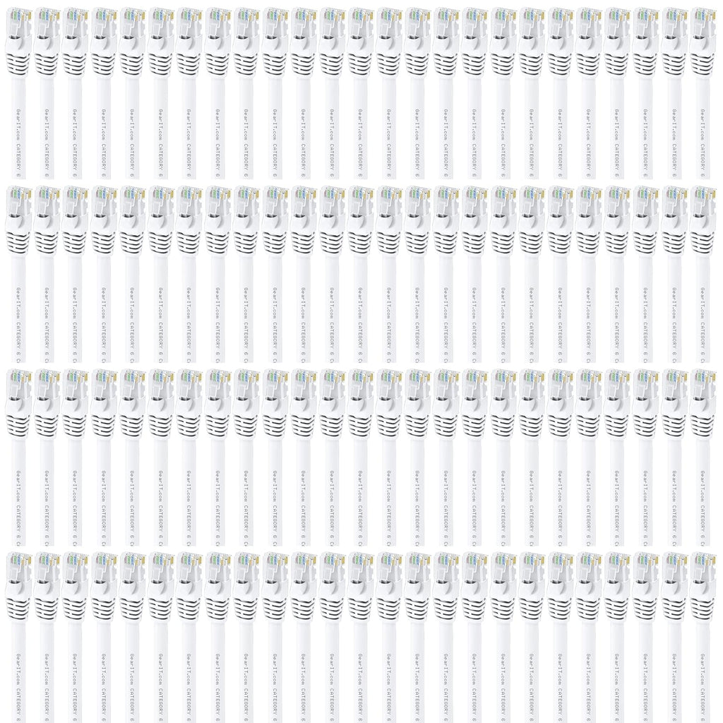 Blue Cat 6 Ethernet Cable 3 ft (100-Pack) Z858904
