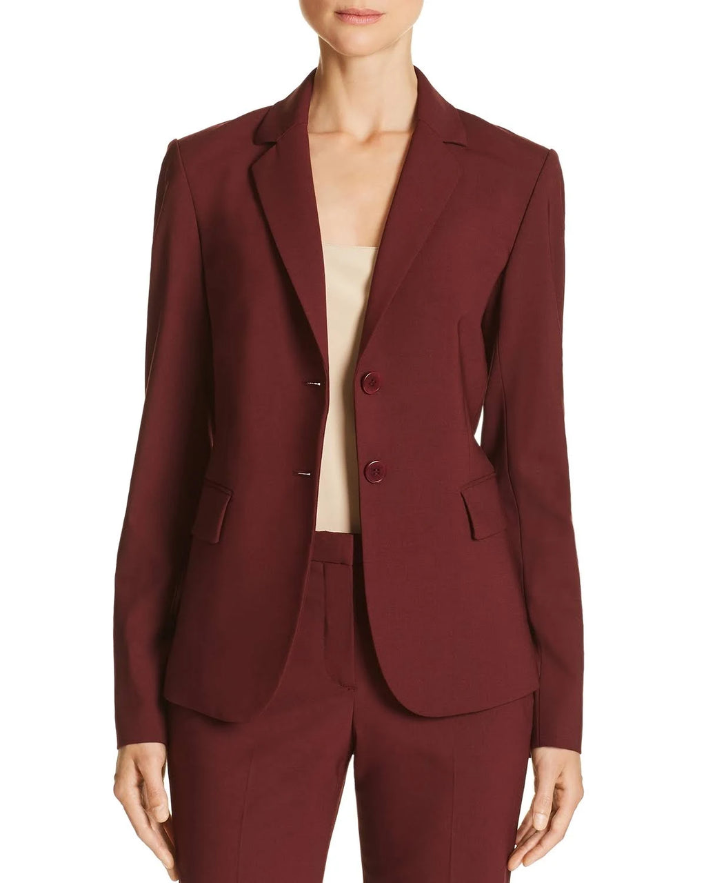 Black Wool-Blend Blazer Z63520