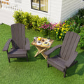 2 Pcs Weather Resistant HIPS Adirondack Chair E926282