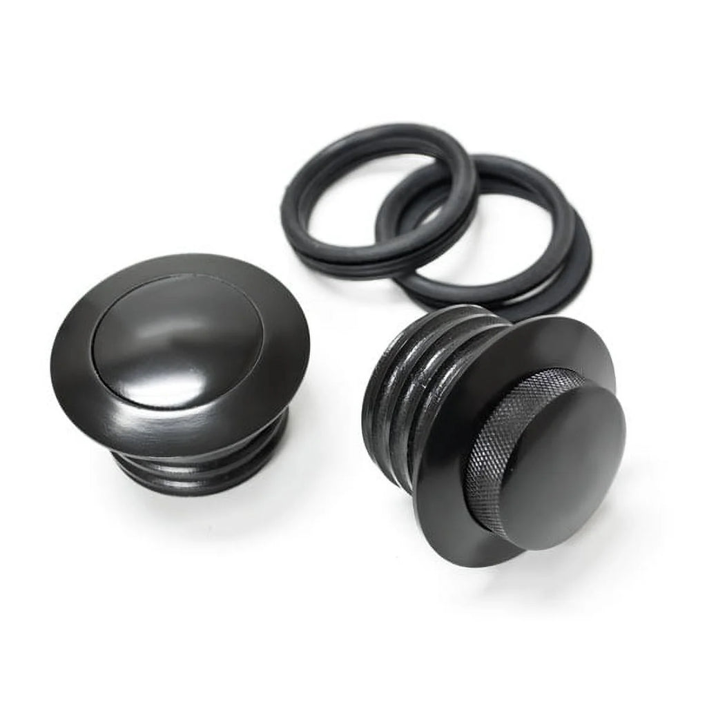 Black Vented Pop Up Gas Cap D9248