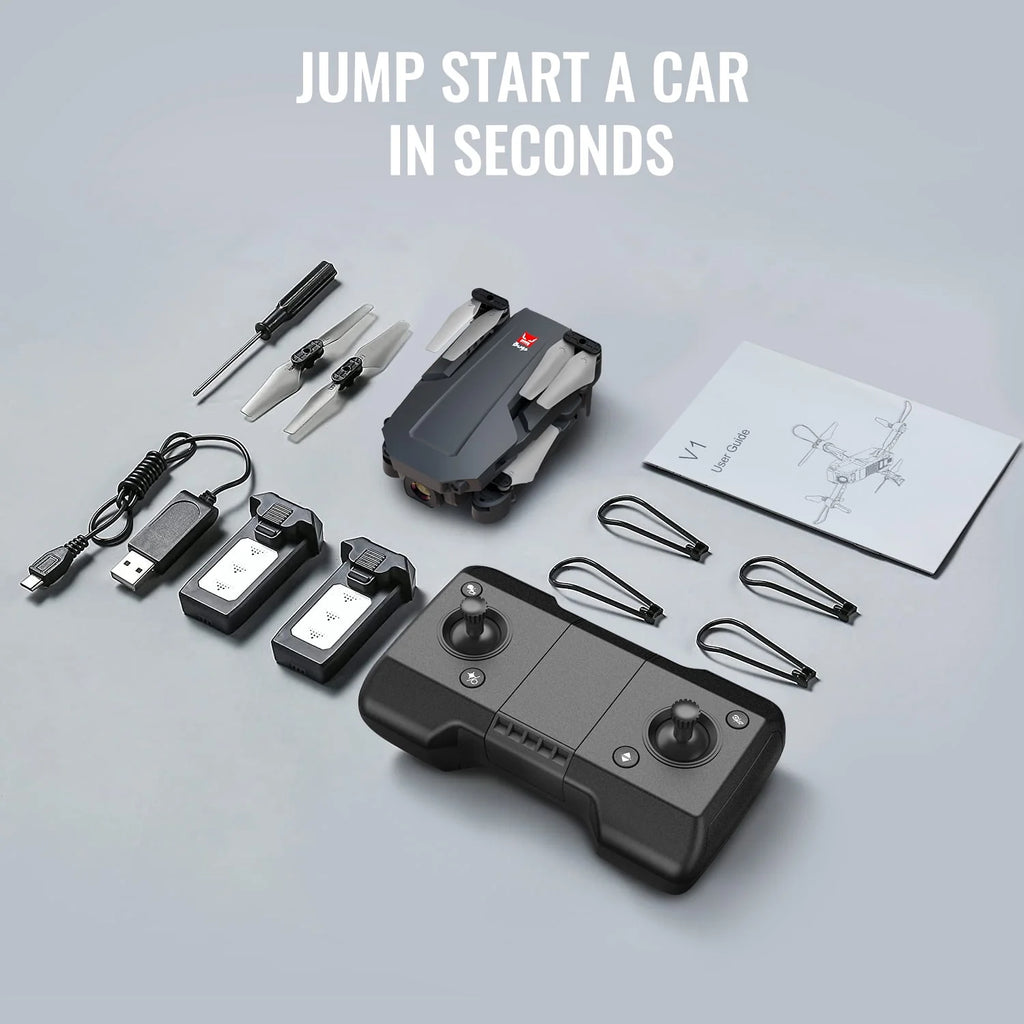 Mini Foldable Drone, 1080P HD FPV Camera Wifi RC Quadcopter, Voice/Gesture Control, Black L391