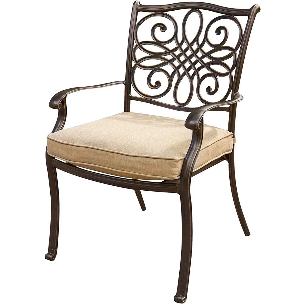 3-Piece Bistro Set with Glass-Top Table Z84387
