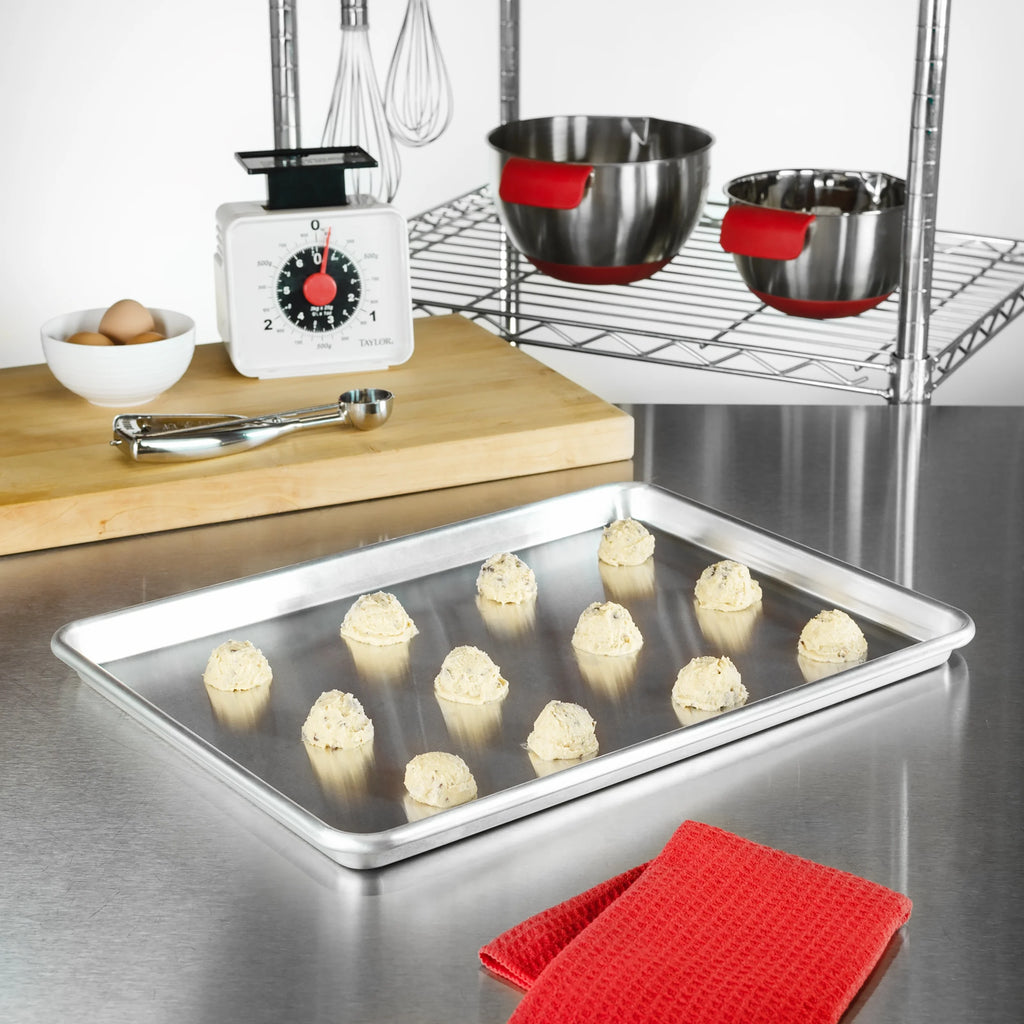 Natural Aluminum Half Sheet Pan, 18 x 13 x 1 inch, 2-Pack J230293