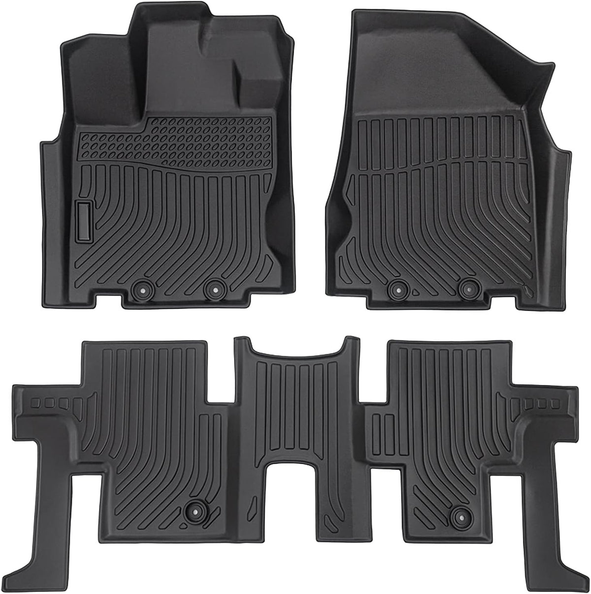 All Weather Floor Mat 2 Row Liner Set TPO M7700