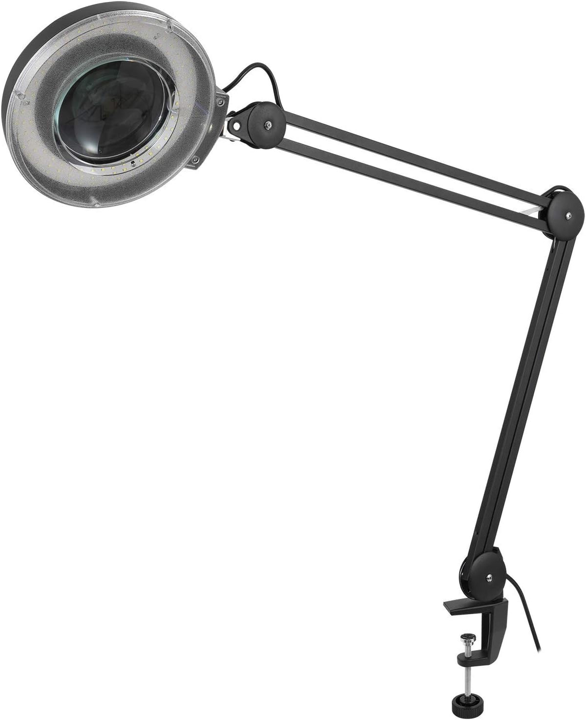 8x Magnifying Glass Architect Lamp with Desk Clamp Mount N530