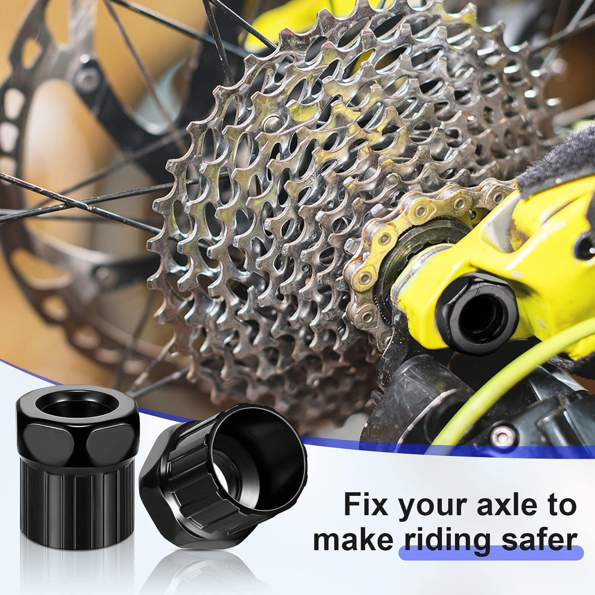 Black Bike Cassette Removal Tool F170820